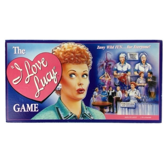 Talicor Games Other - I LOVE LUCY Board Game Complete Cards Pieces Dice Instruction 2 to 4 Players